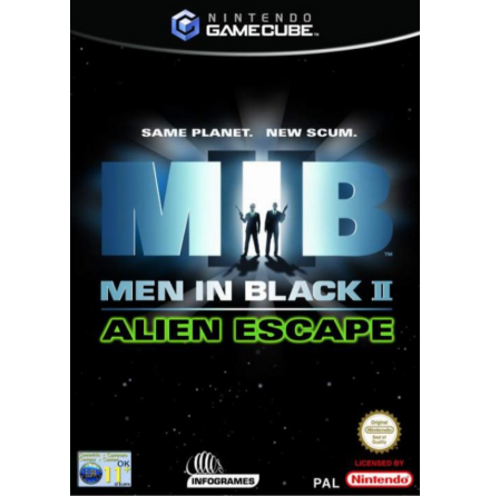 Men in Black II: Alien Escape - Nintendo Gamecube - PAL/EUR/SWD (SE/DK Manual) - Complete (CIB)