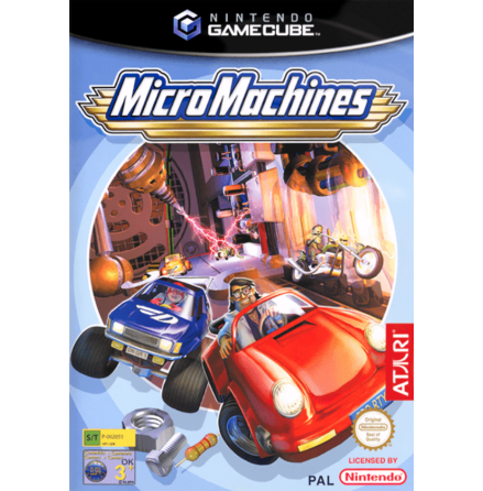 MicroMachines - Nintendo Gamecube - PAL/EUR/SWD (SE/DK Manual) - Complete (CIB)